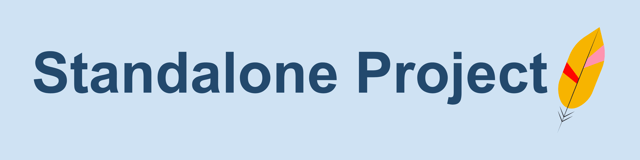 Standalone Project Text Title