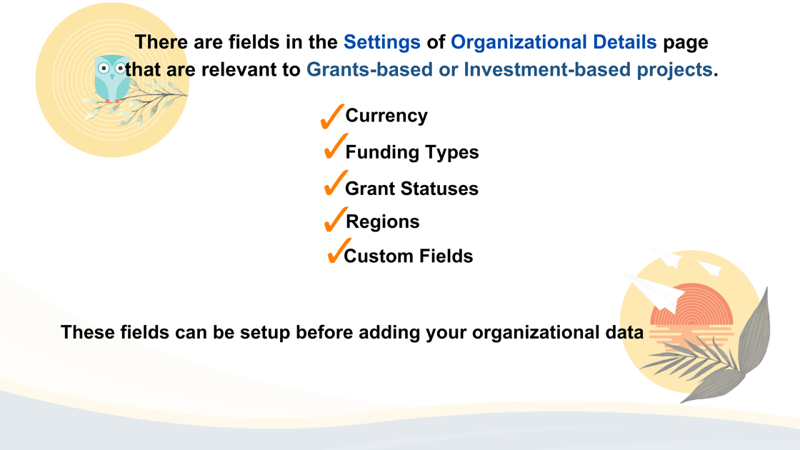 manage organization settings