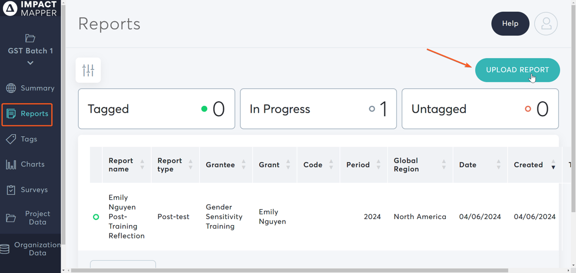 reports page
