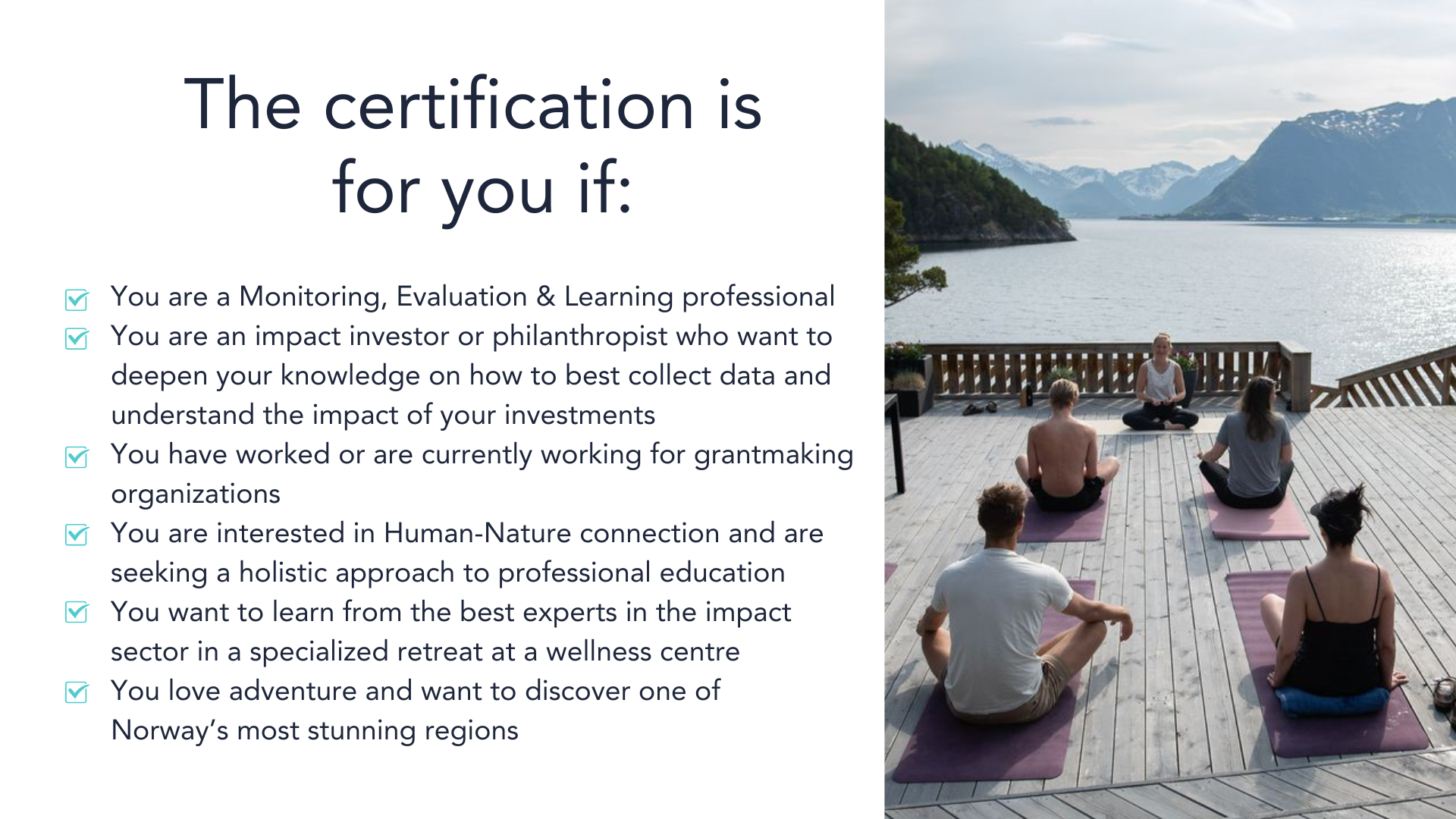 certification is for you if